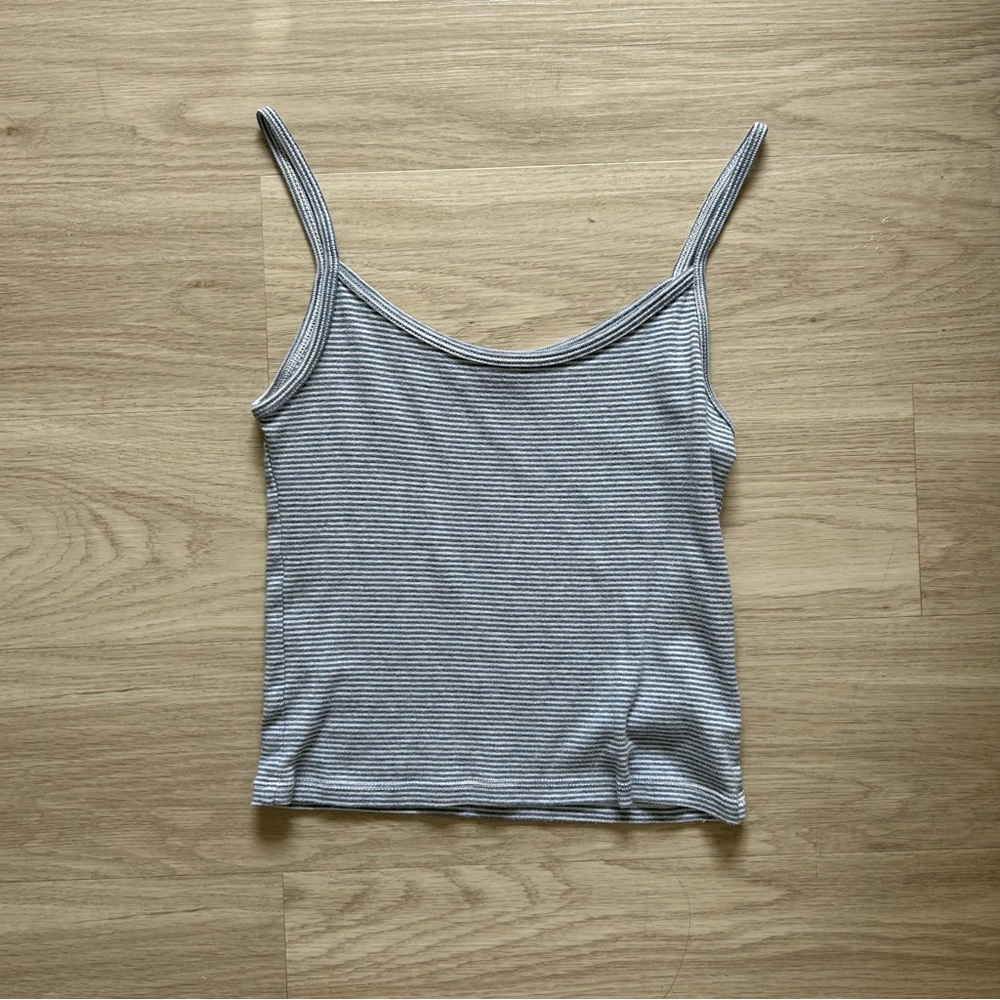 Brandy Melville Blue Striped Tank